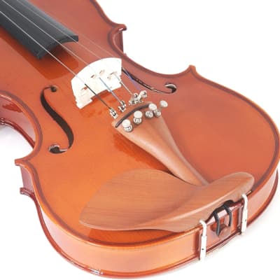 Cecilio CVN-200 Solidwood Violin with D'Addario Prelude Strings - Size 3/4 image 5