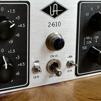 Universal Audio 2-610 Dual Channel Mic Preamplifier | Reverb UK