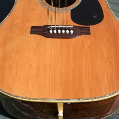 Yairi YW-500P 12 strings guitar 1989 Natural+Deluxe Flight Case FREE image 7