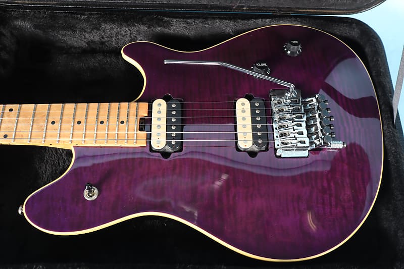 Peavey Wolfgang EVH Eddie Van Halen USA Standard Archtop Trans Purple Guitar