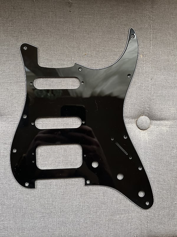 Fender HSS Pickguard Black Reverb