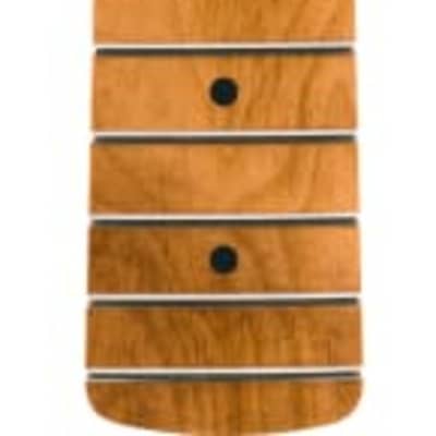 Fender Roasted Maple Jazz Bass Neck, 20 Medium Jumbo Frets, 9.5", Maple, C Shape image 1