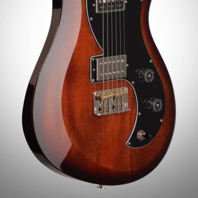 PRS Paul Reed Smith S2 Vela Electric Guitar, Dot Inlays (with Gig Bag), Tobacco Sunburst image 4