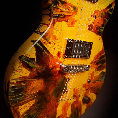 Third Eye Guitars 3YE - London's Burning™ - Pièce Unique #6 - "Splashed" image 3