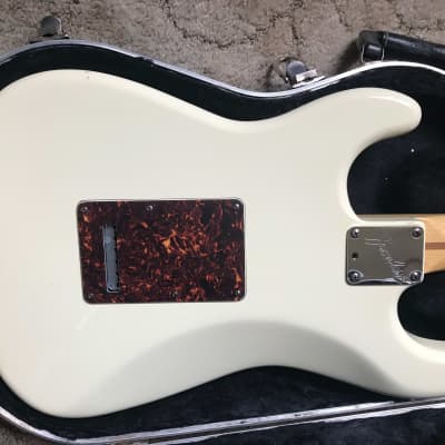 1987-88 Fender American Standard Stratocaster Vintage White w/hard case + extras image 4
