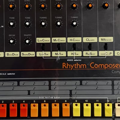 Roland TR-808 Rhythm Composer 1982 - Black