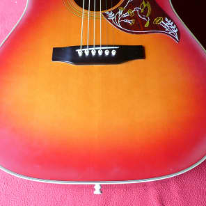 Morris WH-25 Humming Bird Late 70's Red Sunburst | Reverb