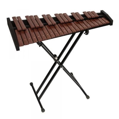Stagg XYLO-SET 37 SYN Portable 37-Key Xylophone Set w/Padded Gig Ba, Back Straps & Pair of Mallets image 10