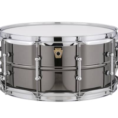 Ludwig LB417T Black Beauty 6.5x14" Brass Snare Drum with Tube Lugs