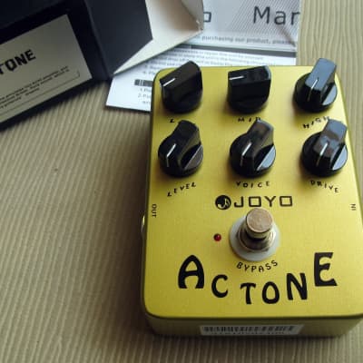 JOYO JF-13 AC TONE Effects Pedal Vox AC30 Style Reproduction Stompbox for sale
