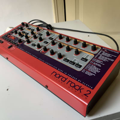 Nord Rack 2 16-Voice Rackmount Virtual Analog Synthesizer 1997 - 2003 - Red