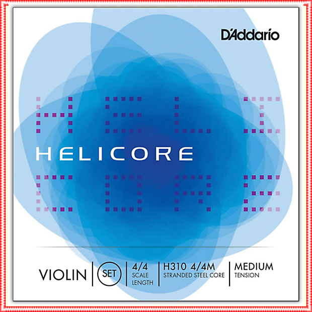 D'Addario H310-44M Helicore 4/4-Scale Violin Strings - Medium image 1