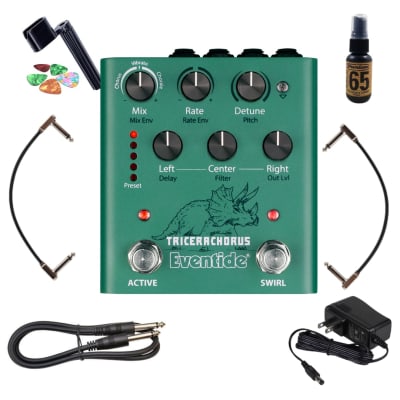 New Eventide TriceraChorus A World of Swirl Multi Effects Compact Guitar Effects Stompbox Pedal for sale