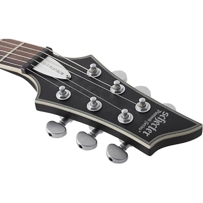 Schecter  Guitar Research C-1 Platinum Electric Guitar  2024 - Translucent Black image 9