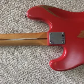 Fender Road Worn 50's P-Bass Fiesta Red image 5