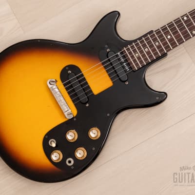 1964 Gibson Melody Maker D Double Pickup Vintage Guitar Sunburst w/ Case for sale