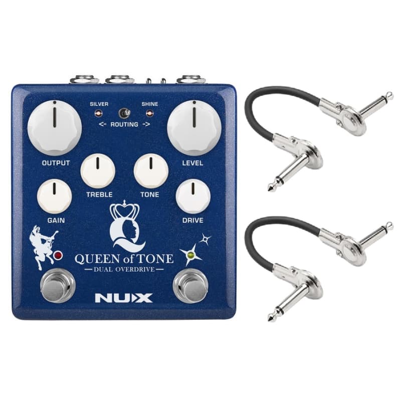 Photos - Effects Pedal Nux NDO-6 Queen of Tone Dual Overdrive new 