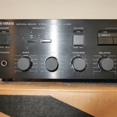 Yamaha A500 Black (Japan) Integrated Amplifier - 70 watts/ch