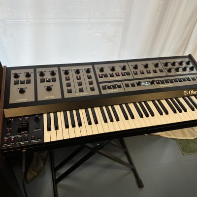 Oberheim OB-X8 61-Key 8-Voice Synthesizer 2022 - Present - Black with Wood Sides