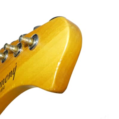 Harmony Stratocaster Sunburst Electric Guitar image 14