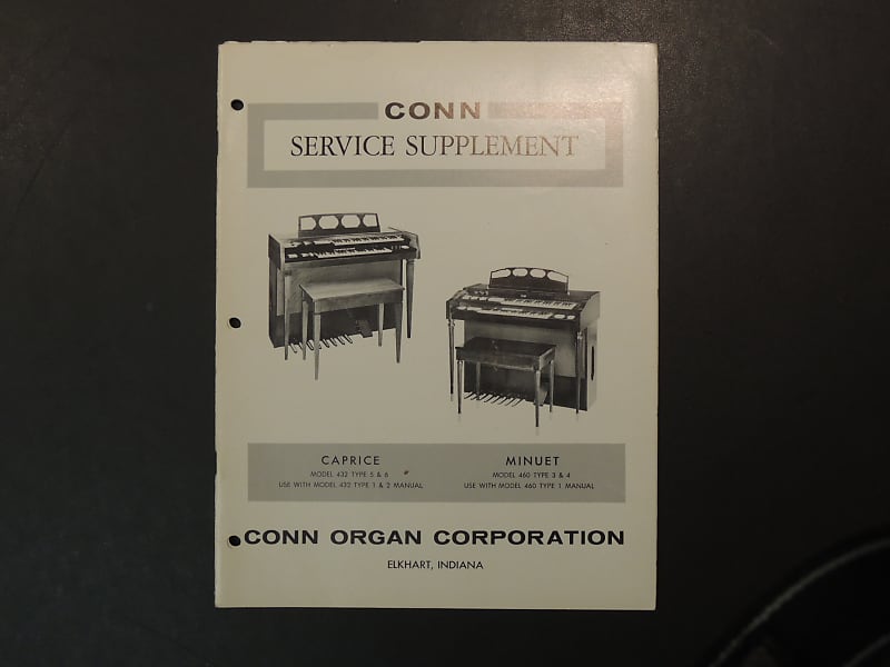 Conn Caprice & Minuet Service Supplement [Three Wave Music] image 1