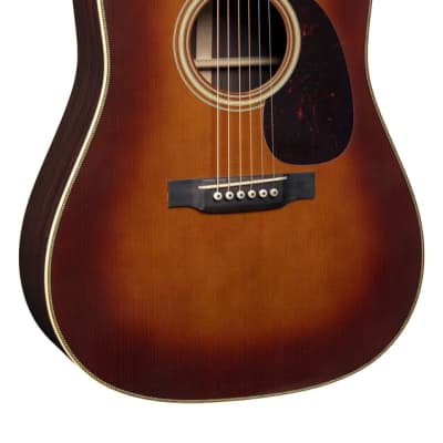 Martin Custom Shop D-28 Authentic 1937 Vintage Low Gloss w/Ambertone Burst w/Stage 1 Aging w/case image 13