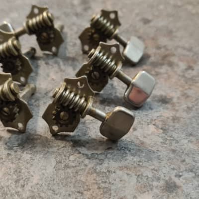 Grover Sta-Tite Open back tuners 1960s Gretsch - Nickel image 1
