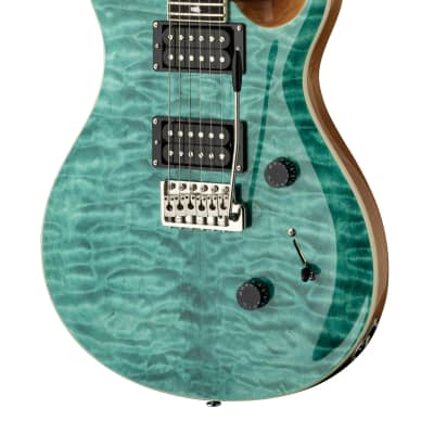 PRS SE Custom 24 Quilt 2023 - Present - Turquoise image 2