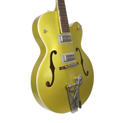 Gretsch G6120T-HR Brian Setzer Signature Hot Rod Hollow Body With Bigsby - Lime Gold, Rosewood Fingerboard image 5