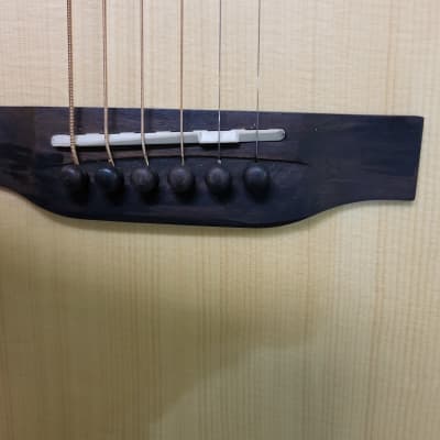 MINT 2023 Crafter MINO/BLK Walnut 3/4 Parlor Acoustic Electric Guitar Open Headstock New Strings Hang Tags Crafter Deluxe Gigbag image 5