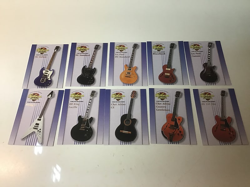 Gibson ギタートレーディングカード、トランプ、コレクタブル缶 Gibson ギタートレーディングカード、トランプ、コレクタブル缶