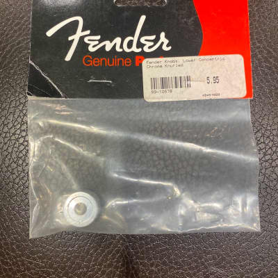 Fender Knobs, Lower Concentric Chrome Knurled for sale