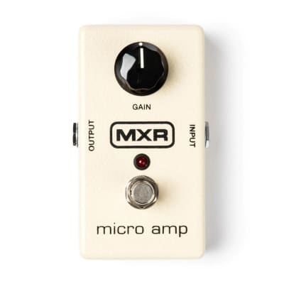 MXR Micro Amp Pedal - Cream