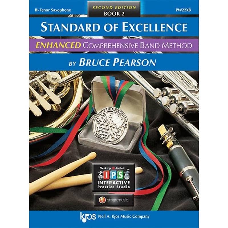 KJOS Standard of Excellence ENHANCED Book 2 - B♭ Tenor Saxophone, PW22XB image 1
