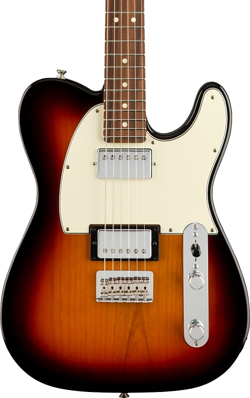Fender Player Telecaster HH Electric Guitar Pau Ferro FB, 3-Color Sunburst image 1