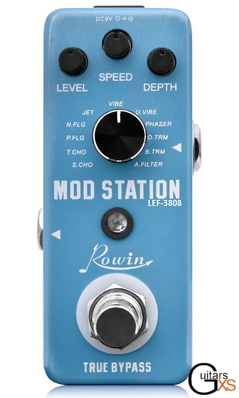 Rowin LEF-3808 Mod Station 11 Mod Effects MicroPedal Ships Free image 1
