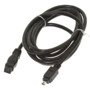 Yorkville Firewire 800/400 Cable. 9-pin Male to 6-pin Male, 6ft. image 2