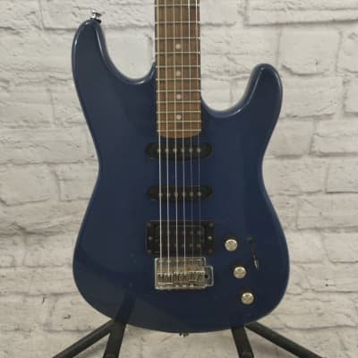 CMI Blue Electric Guitar S Style for sale