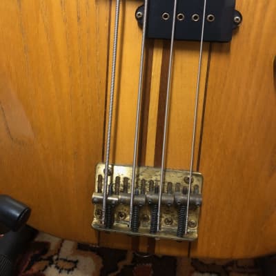 Vintage 1983 Westone Thunder I Natural Rosewood Japan MIJ Electric Bass Guitar image 4