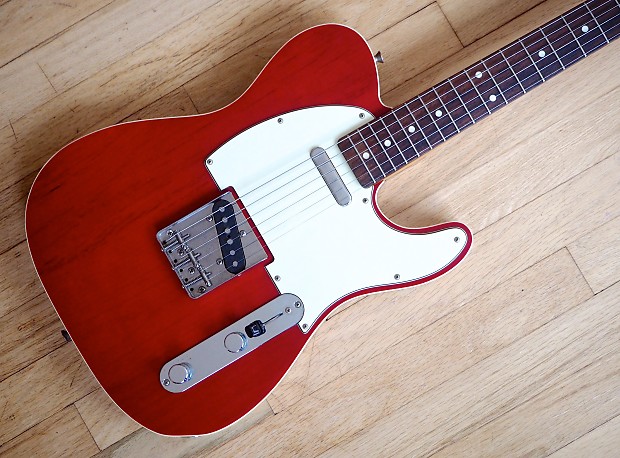 Cherry red telecaster discount