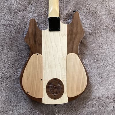 Dark Star Guitar Carved  2024 Woodruff Custom - DiMarzio, Schaller, Preamp, Walnut image 3
