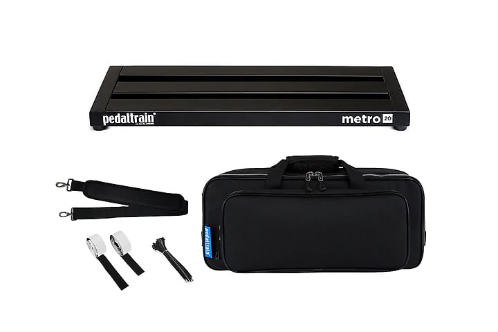 Pedaltrain PT-M20-SC Metro 20 (20" X 8" / 3 Rails) Pedalboard with Soft Case image 1