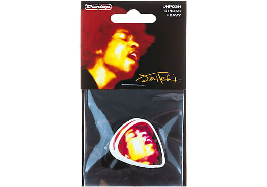 Dunlop JHP03H - Pack de 6 médiators Jimi Hendrix Electric ladyland heavy image 1