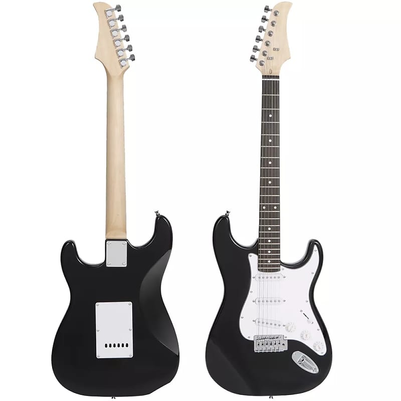 Full Size 39" Electric Guitar W/ 10 Watt Amp Gig Bag Case Guitar Strap Beginners image 1