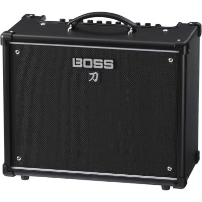 BOSS Katana-50 – 50W 1×12 Combo Amplifier, (2) 1/4 Cables Bundle image 2