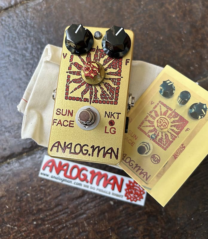 Analogman Sun Face Red Dot NKT LG Low Gain Germanium Fuzz | Reverb