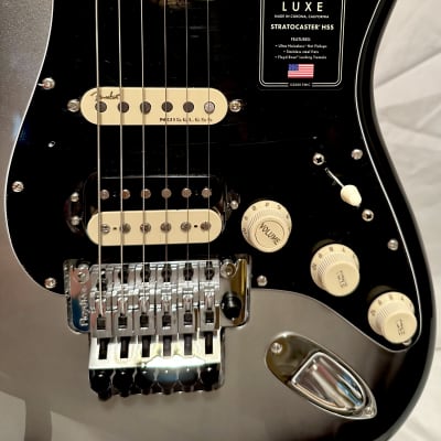 Fender American Ultra Luxe Stratocaster Floyd Rose HSS-Silverburst 2021 - Silverburst image 6