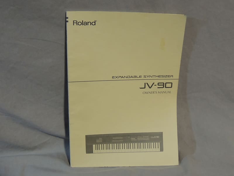 Roland JV-90 Owners Manual [Three Wave Music] imagen 1