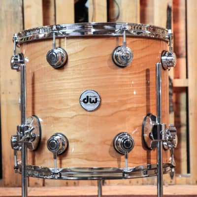DW Collector's Natural Lacquer Cherry HVLT Drum Set - 20,8,10,12,14 - SO#1280027 image 7