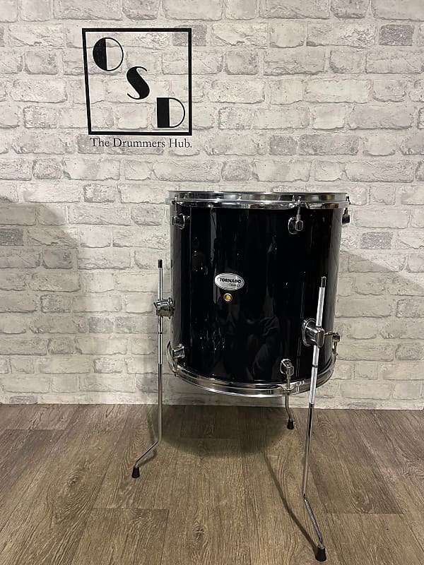 Mapex Tornado Floor Tom Drum 14”x14” / Black / Drum Kit Reverb